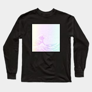 Great Vaporwave Off Kanagawa Long Sleeve T-Shirt